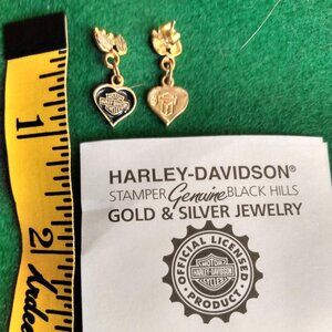 Harley-Davidson Black Hills gold small earrings